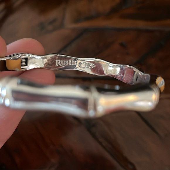 Rustic Cuff Magnetic Bangle - Picture 2 of 3